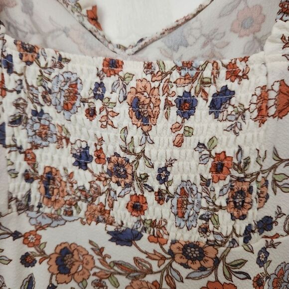 Ultra Flirt Womens Juniors Emma Cap Sleeve Mini Floral Dress Size XL - Picture 7 of 10